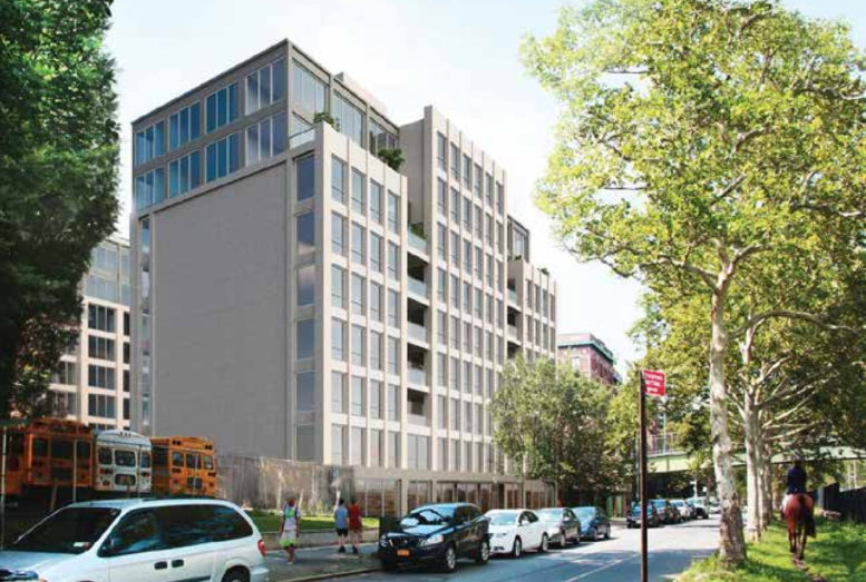 57 Caton Place, rendering by Morris Adjmi Architects