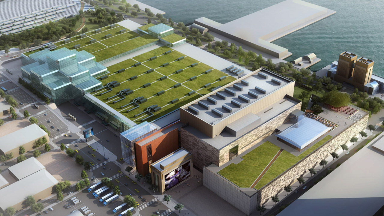 Render showing the completed expansion of the facility, photo credit from Governor Andrew Cuomo's Office