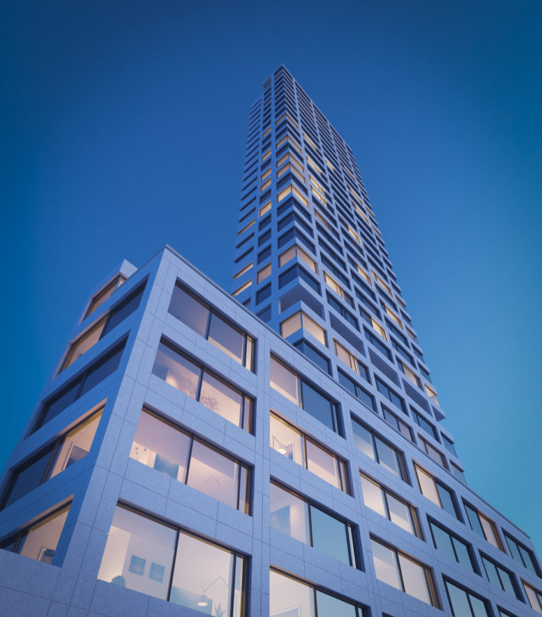 611 West 56th Street, rendering by Noë & Associates with The Boundary