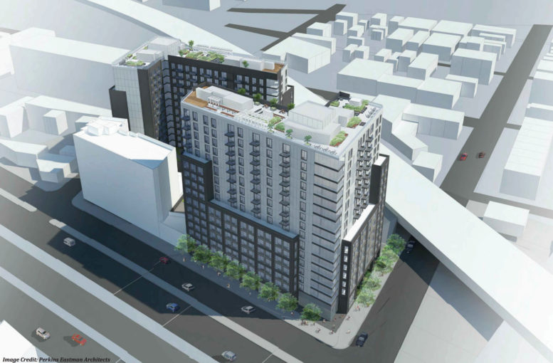 69-02 Queens Boulevard rendering deisgned by Perkins Eastman Architects, via the Department of City Planning