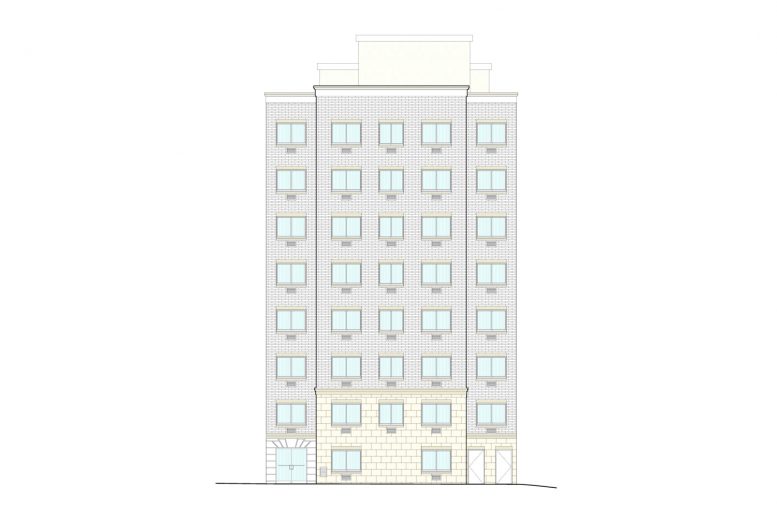 3168 Villa Avenue, front elevation by Badaly Architects
