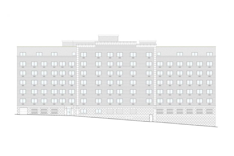 976 Woodycrest Avenue, front elevation by Badaly Architects