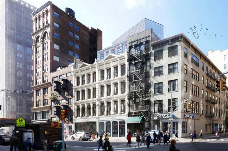 Approved design for 827-831 Broadway, rendering courtesy DXA Studios
