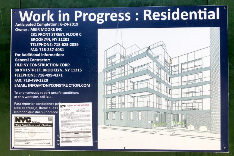 Elevation on site of 250 Water Street, image by an anonymous YIMBY reader