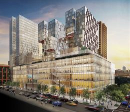 NYU Expansion at 181 Mercer, rendering via StudioAMD