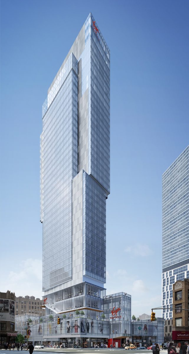 Virgin Hotel, 1225 Broadway, image from VOA Architects