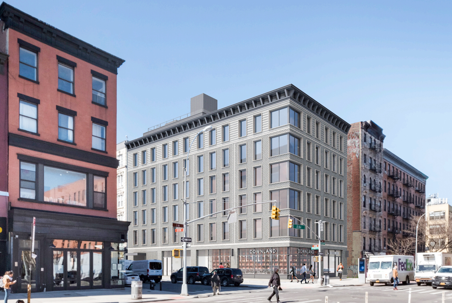119-121 2nd Avenue, rendering by Morris Adjmi Architects