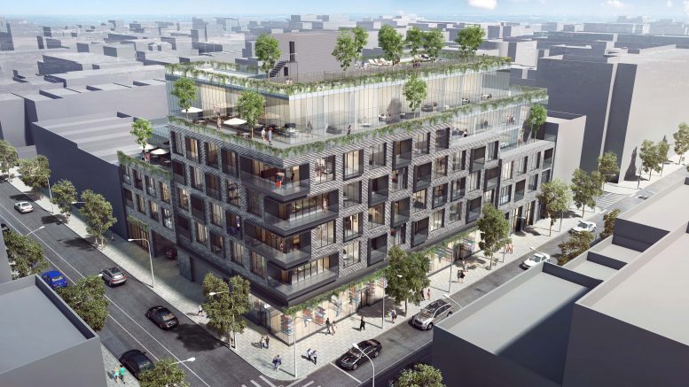 510 Driggs Avenue, rendering by Woods Bagot