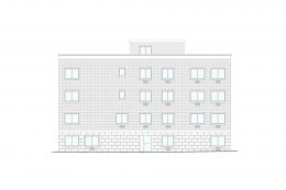 529 East 187th Street, Elevation by Badaly Architects