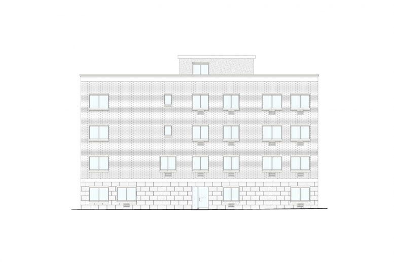 529 East 187th Street, Elevation by Badaly Architects