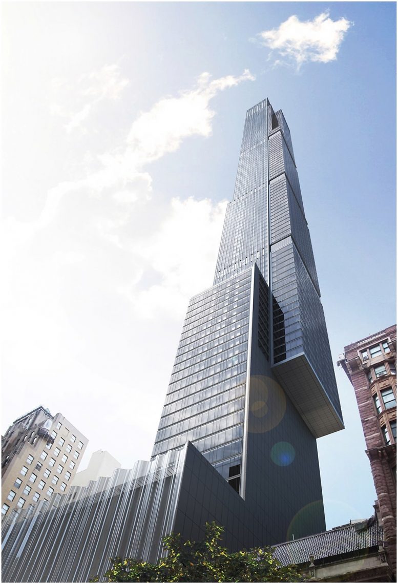 Central Park Tower. Render by Adrian Smith +Gordon Gill Architecture for CTBUH