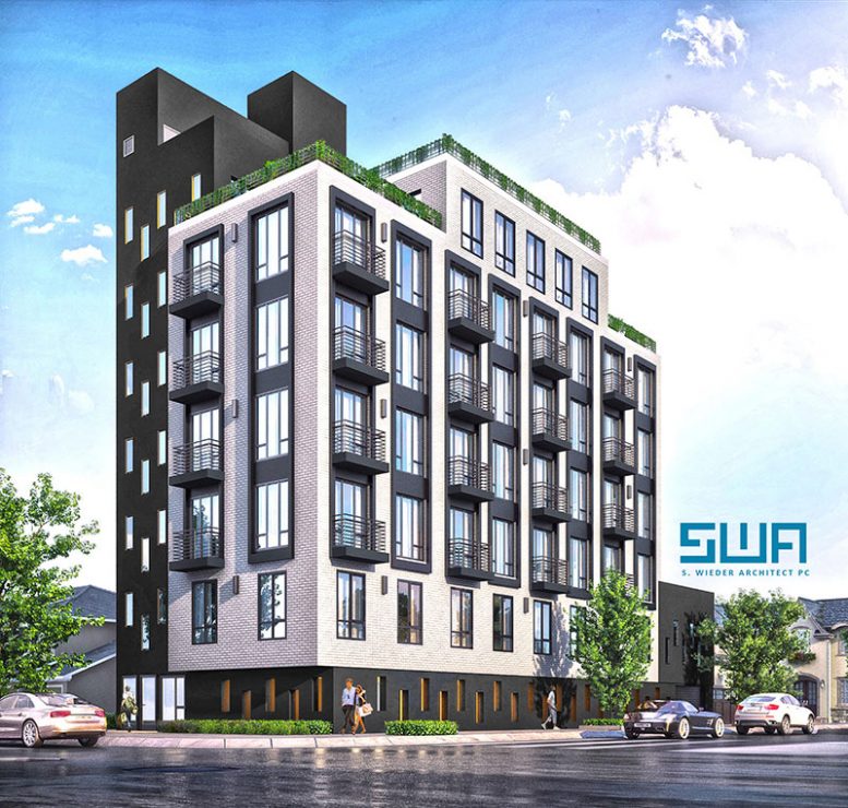 Rendering of 3421 Glenwood Road - S. Weider Architect