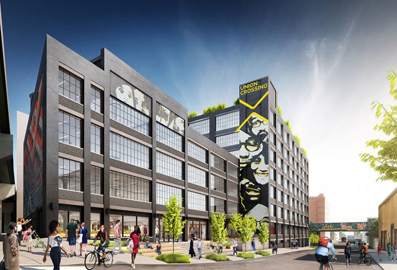 Rendering of Union Crossing - Woods Bagot Architecture