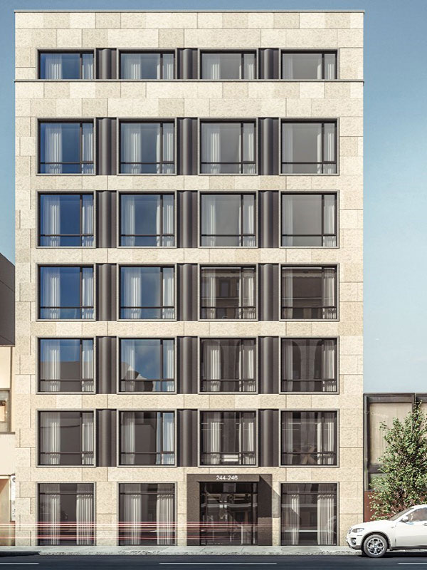 Rendering of 244 East 52nd Street - Minrav Development