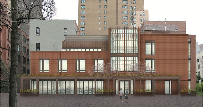 Rendering of Expanded Areas from Interior Garden - The Packer Institute