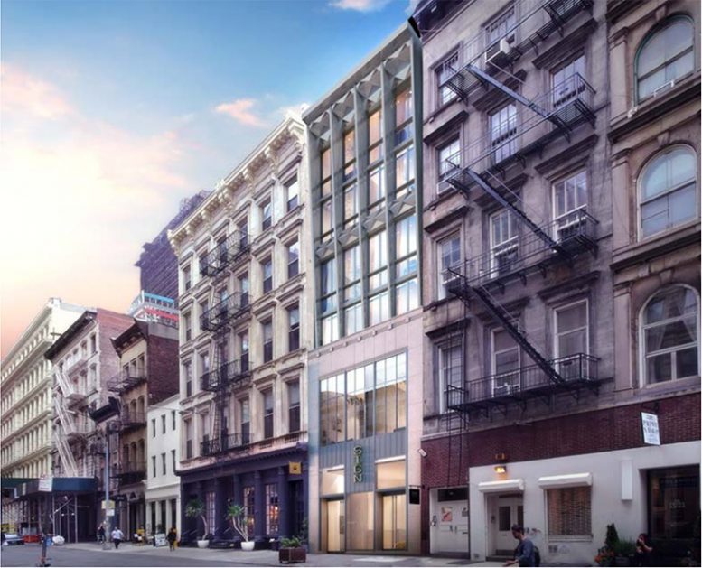 Rendering of 85 Franklin Street - studio MDA