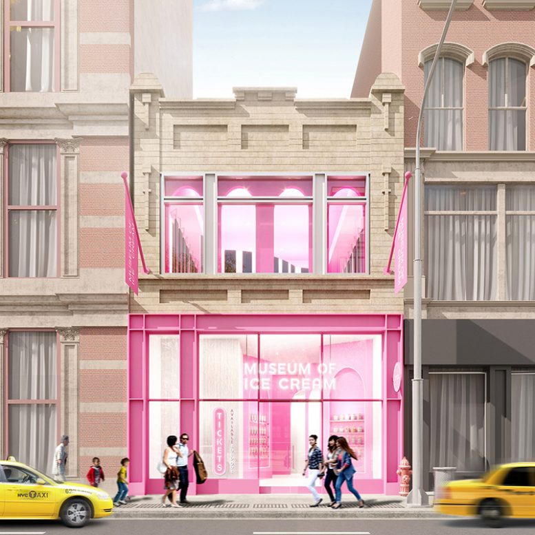 Rendering of The Museum of Ice Cream's new flagship location (Credit: The Museum of Ice Cream)