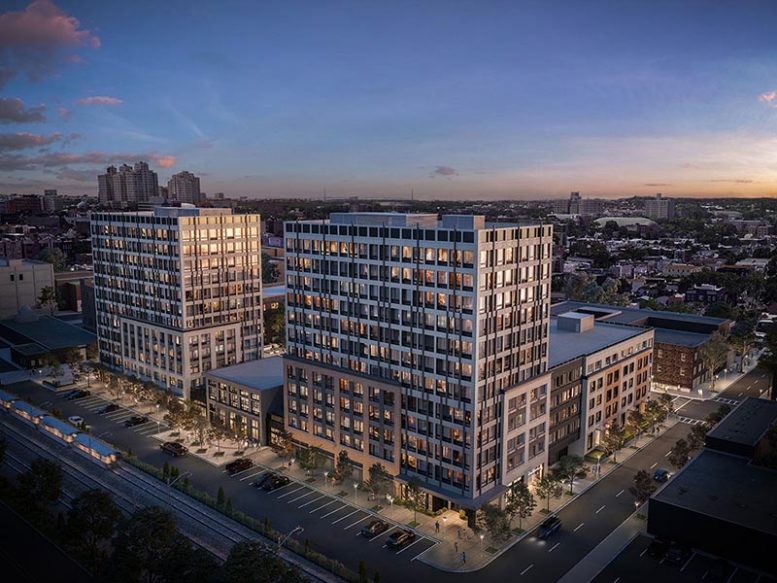 Rendering of West Side Square - Marchetto Higgins Stieve