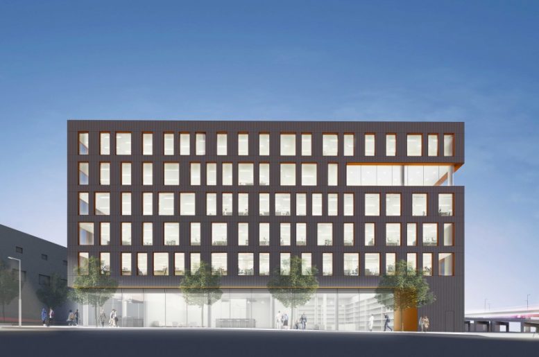 Rendering of 110 East 149th Street (Dattner Architects)