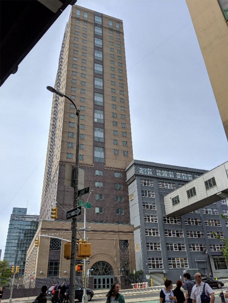 90 Sands Street - View from Northeast corner of Sands and Jay Streets