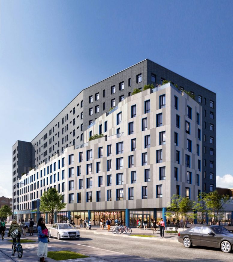 Rendering of Beach 21st Street - Urban Architectural Initiatives