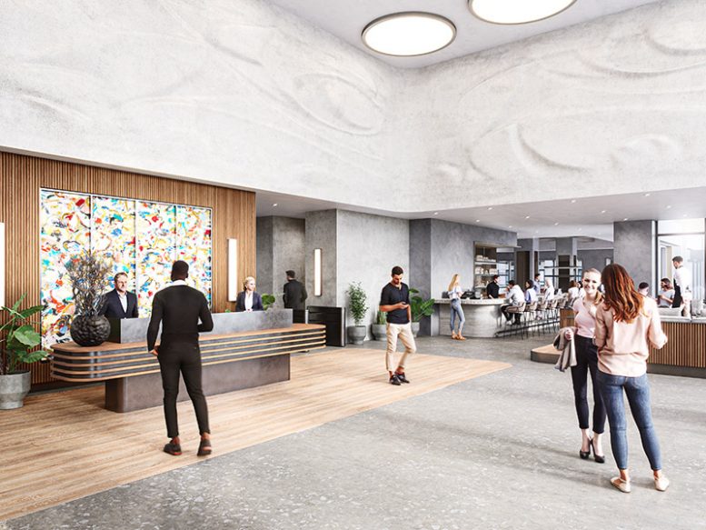Rendering of 1740 Broadway (Courtesy of Azeez Bakare Studios)