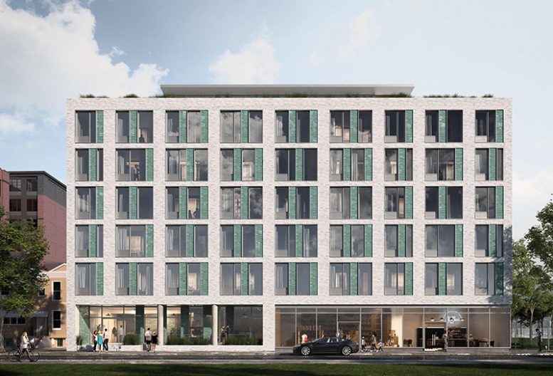 Rendering of 95 Monitor Street - Fogarty Finger Architecture
