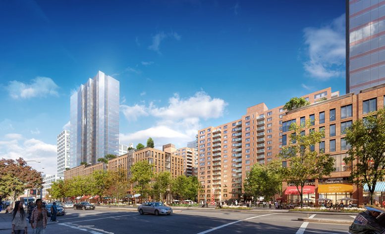 Rendering of Lenox Terrace following development - The Olnick Organization