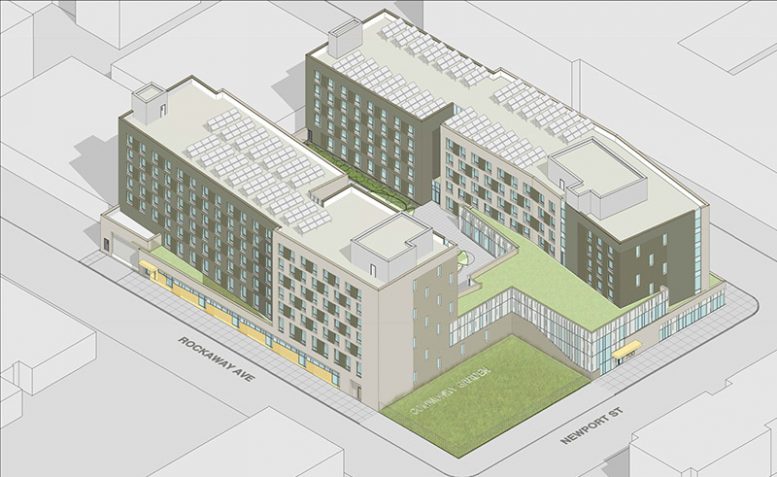 Rendering for 803 Rockaway Avenue - by Think! Architecture
