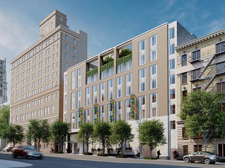 Rendering of 171 Claremont Avenue (Alden Studios for Robert A.M. Stern Architects)