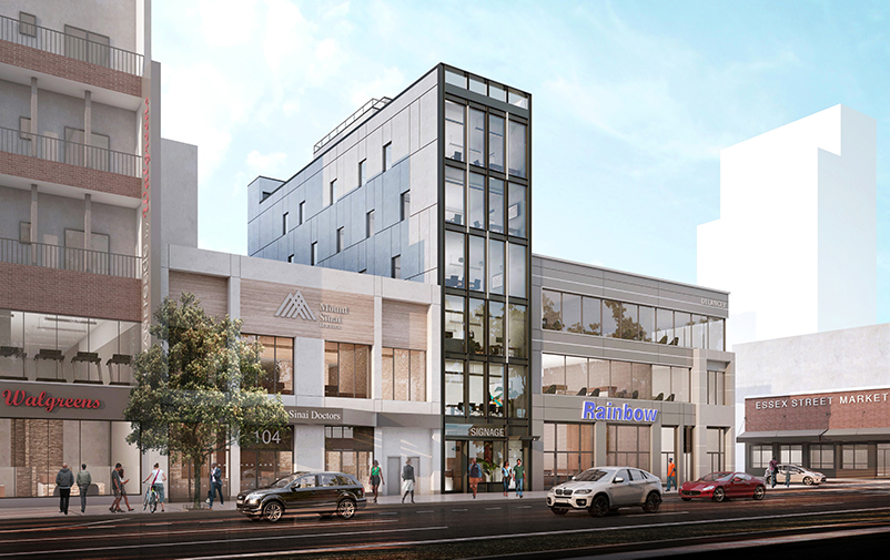 Rendering of 108 Delancey Street - Marin Architects