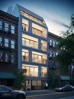 Rendering of 217 Franklin Street - INOA Architecture