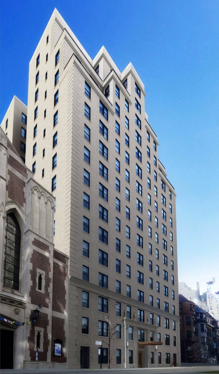 Proposed facade at 240 West 73rd Street - GKV Architects
