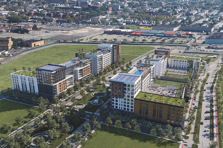 Rendering of Phase One of the Bayfront Redevelopment Plan