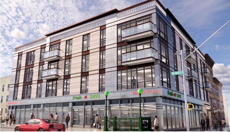 Rendering of 132 Wyckoff Avenue - Bricolage Architecture & Design
