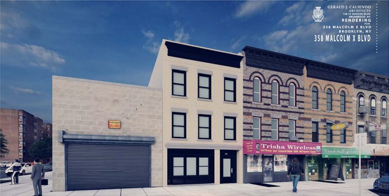 Rendering of 358 Malcolm X Blvd - Gerald J. Caliendo Architects