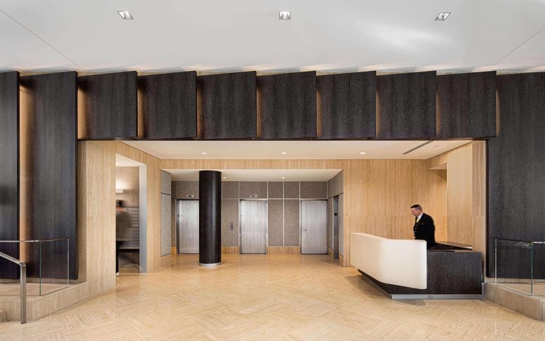 Renovated lobby at Gracie Mews - Photo by Pavel Bendov