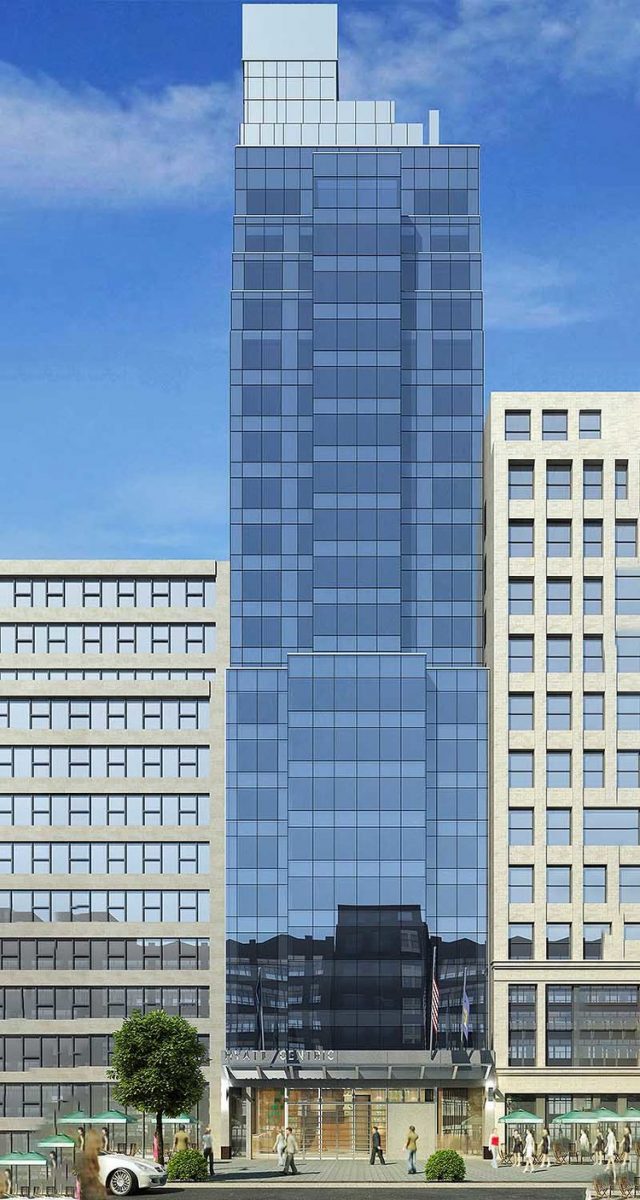 Rendering Hyatt Centric 39th & 5th / 16 East 39th Street - Gene Kaufman Architect