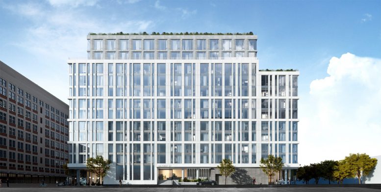 Rendering of 144 First Street in Jersey City - Fogarty Finger