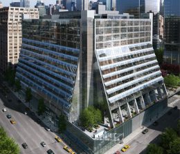 Rendering of Five Manhattan West - Brookfield Property Partners