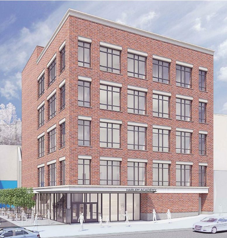 Rendering of the new Harlem Academy building at 655 St. Nicholas Avenue - Perkins Eastman