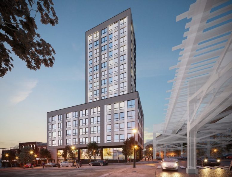 Rendering of 1325 Jerome Avenue (formerly 1331 Jerome Avenue) - GF55 Partners; The Doe Fund