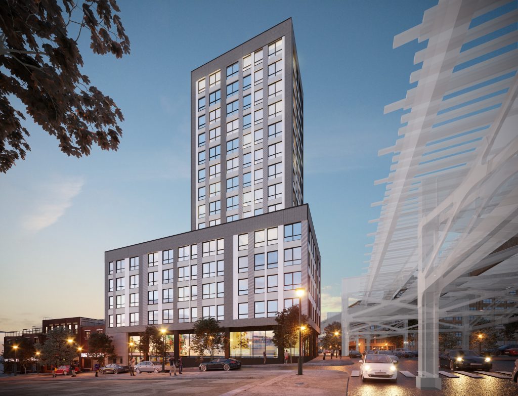Rendering of 1325 Jerome Avenue (formerly 1331 Jerome Avenue) - GF55 Partners; The Doe Fund