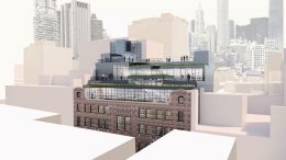 Rendering of proposed expansion at 56 North Moore Street - ODA
