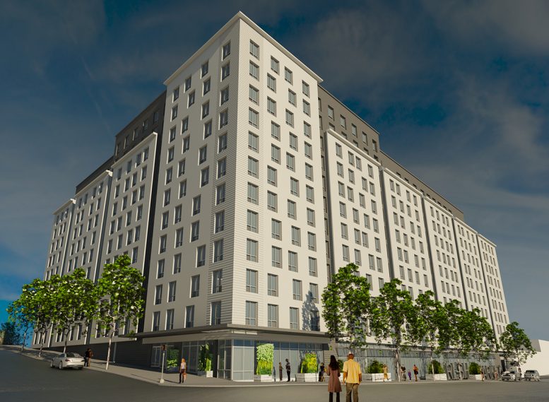 Exterior rendering is inclusive of both 2856 Webster Avenue & 410 Bedford Park Boulevard - Stephen B. Jacobs Group