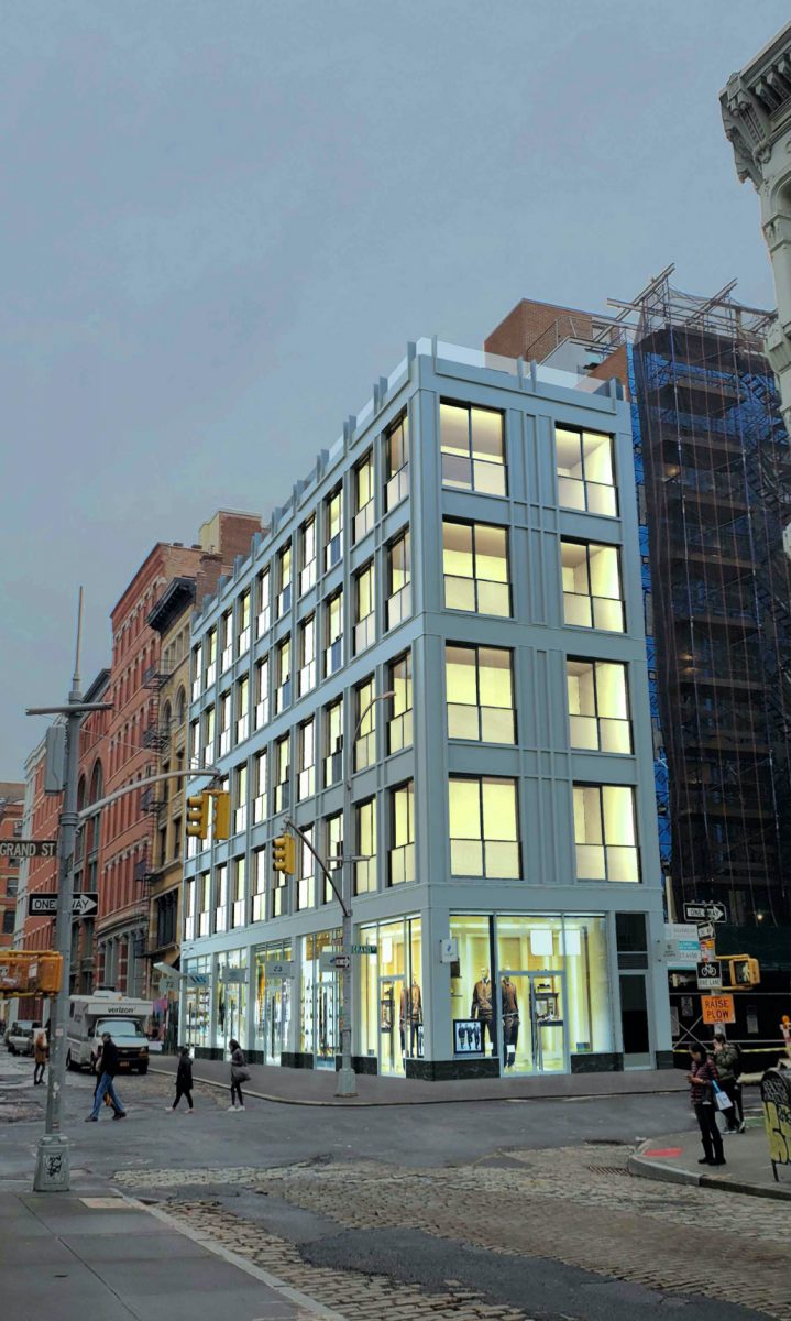 Rendering of 72 Grand Street - Katz Architecture; RKTB Architects