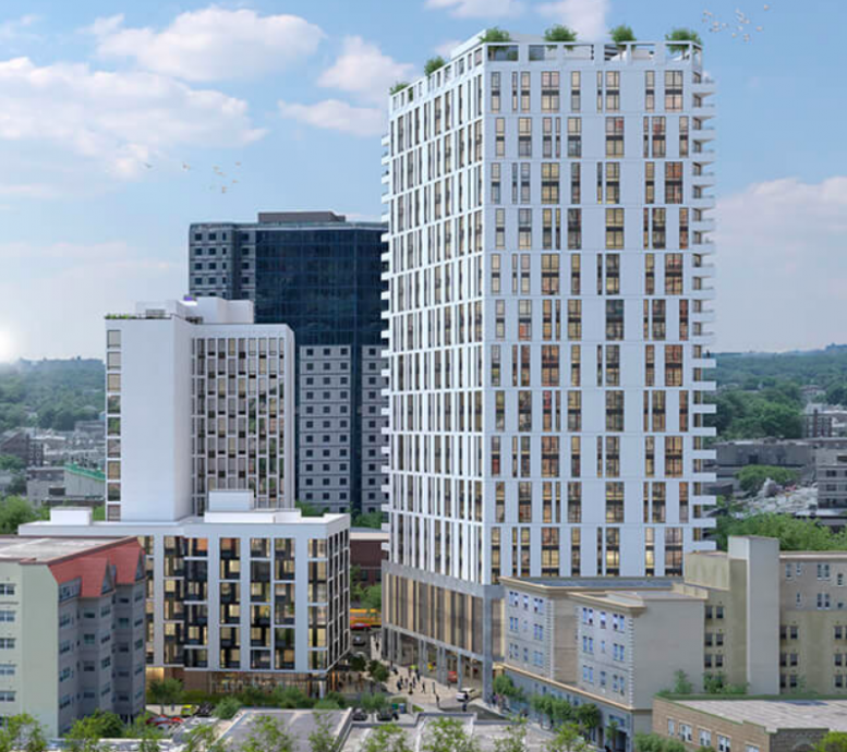 Rendering of Westchester Place - Richard Bienenfeld Architect