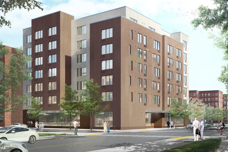 Rendering of BPHN Senior Residences in East Flatbush, Brooklyn