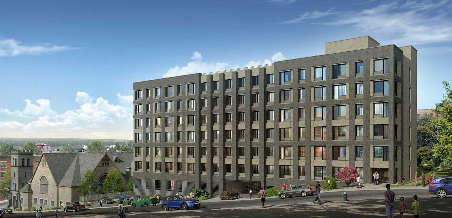 Rendering of Dayspring Commons in Yonkers