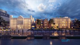 Rendering of the Chabad Lubavitch World Headquarters expanded complex - S. Wieder Architect